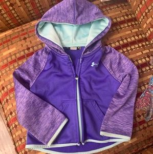 Toddler UnderArmour Purple Hoodie 2T